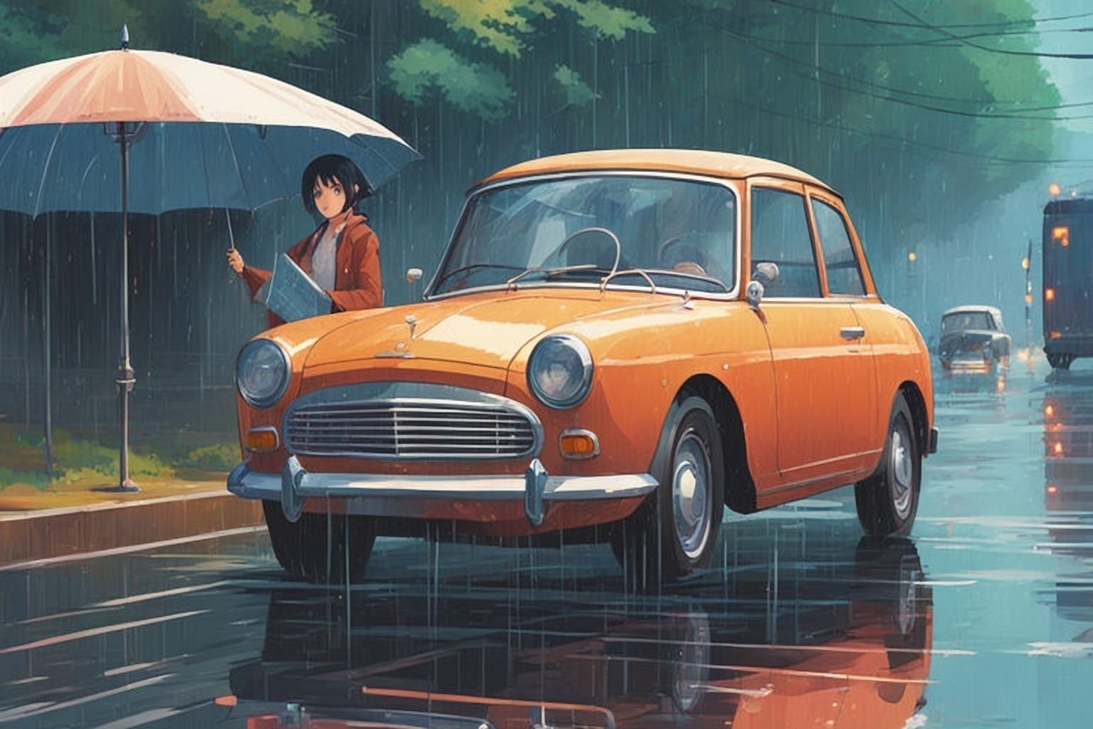 Overcome Fear of Driving in the Rain